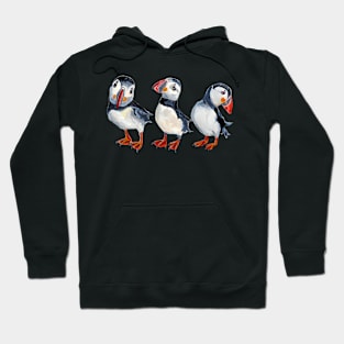 Puffin Animals Arts Hoodie